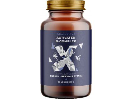 BrainMax Activated B-Complex®, Активиран B Комплекс, 90 растителни капсули