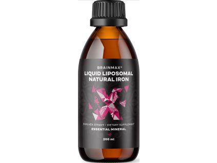 BrainMax Liposomal Natural Iron, липозомно желязо, 200 мл
