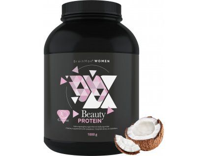 BrainMax Women Beauty Protein®, протеин за жени с колаген, кератин и витамини, 1000 g