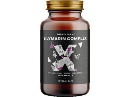 BrainMax Silymarin Complex, екстракт от бял трън + още 5 билки, 90 растителни капсули