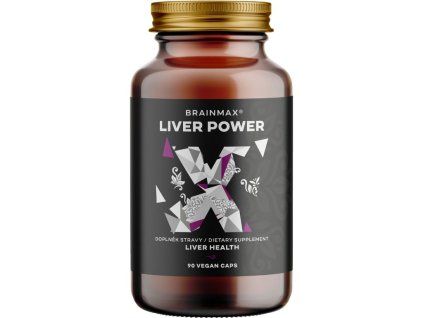 BrainMax Liver Power, комплексна подкрепа за черния дроб, 90 растителни капсули