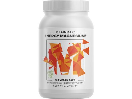 BrainMax Energy Magnesium®, Магнезий Малат 1000 mg, 100 растителни капсули