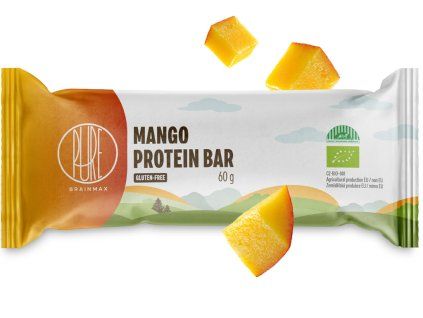 BrainMax Pure® Protein Bar, Протеинов бар, Манго, БИО, 60 гр