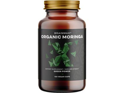 BrainMax Organic Moringa, 500 mg, 100 растителни капсули