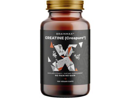 BrainMax Creatine® Creapure®, креатин монохидрат, 875 mg, 100 растителни капсули