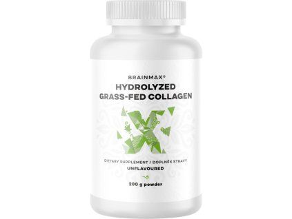 BrainMax Hydrolyzed GrassFed Collagen (колаген от крави, хранени с трева), 200 g