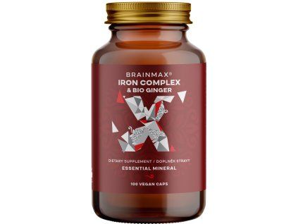 BrainMax Iron Complex® железен бисглицинат, 25 мг, 100 растителни капсули