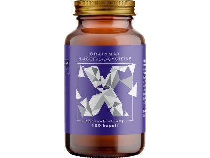 BrainMax N-Acetyl-L-Cysteine, NAC, 100 вегетариански капсули