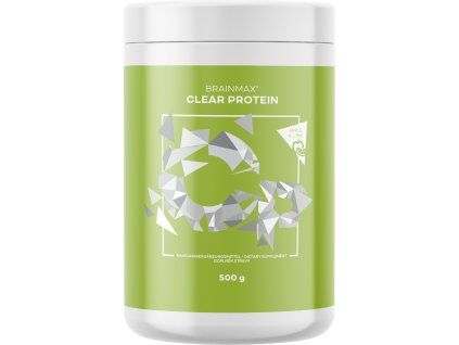 BrainMax Clear Protein, ябълка и лайм, 500 г