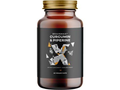 BrainMax Curcumin & Piperine, 60 растителни капсули