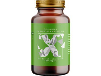 BrainMax Quercetin & Bromelain, Quercetin & Bromelain, 100 растителни капсули